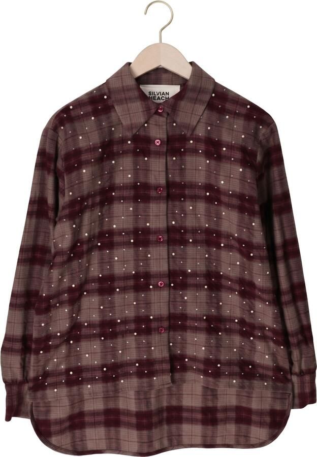 SILVIAN HEACH Dames Blouses Shirt Numar Bordeaux - Foto 4