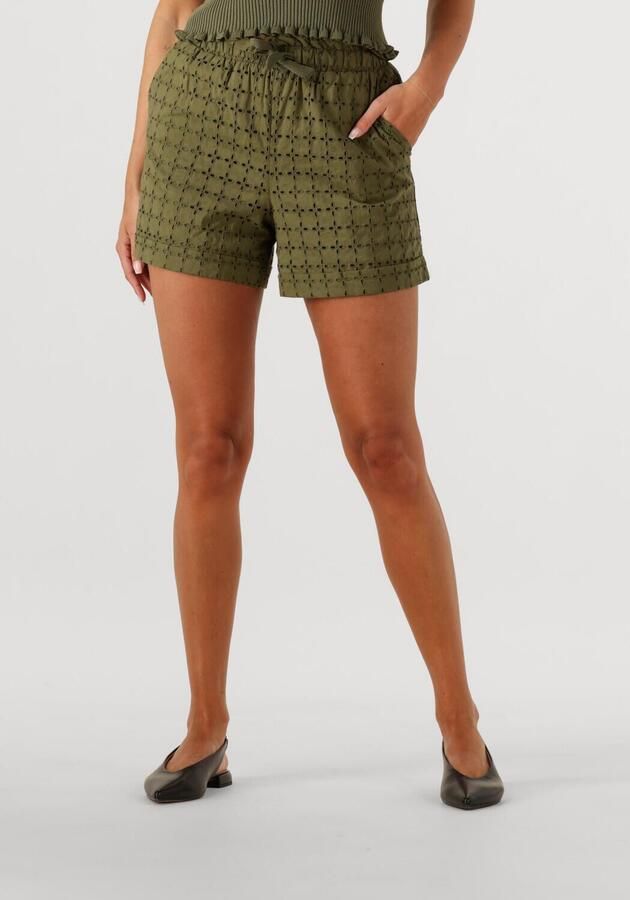 SILVIAN HEACH Dames Broeken Gpp25240sh Olijf - Foto 4