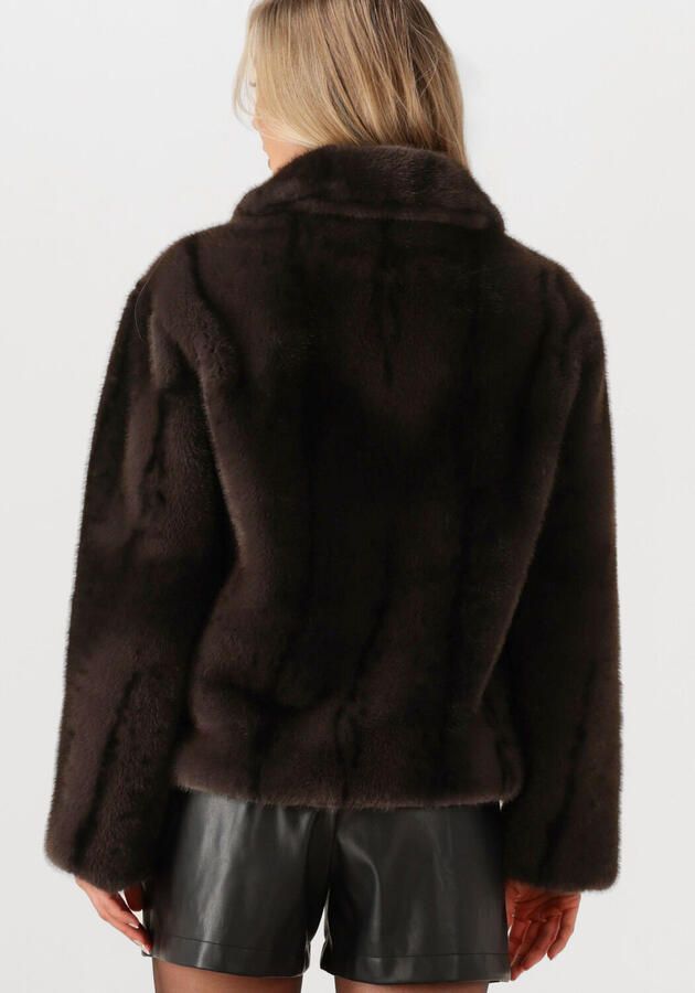 SILVIAN HEACH Dames Jassen Fur Coat Lizoain Zwart - Foto 3