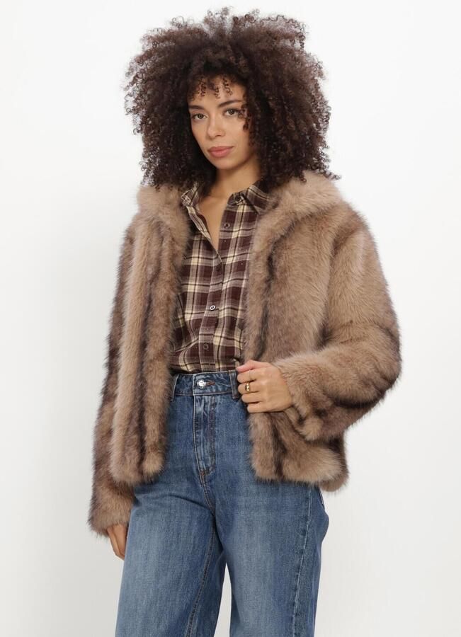 SILVIAN HEACH Dames Jassen Furcoat Rispar Beige