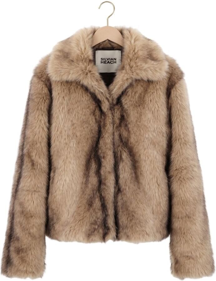 SILVIAN HEACH Dames Jassen Furcoat Rispar Beige - Foto 2