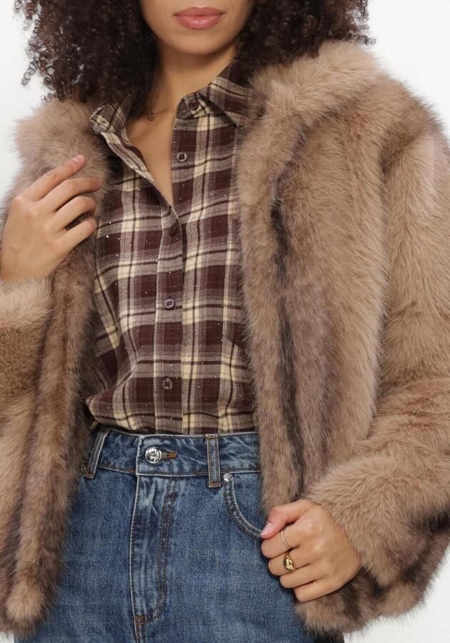 SILVIAN HEACH Dames Jassen Furcoat Rispar Beige - Foto 4