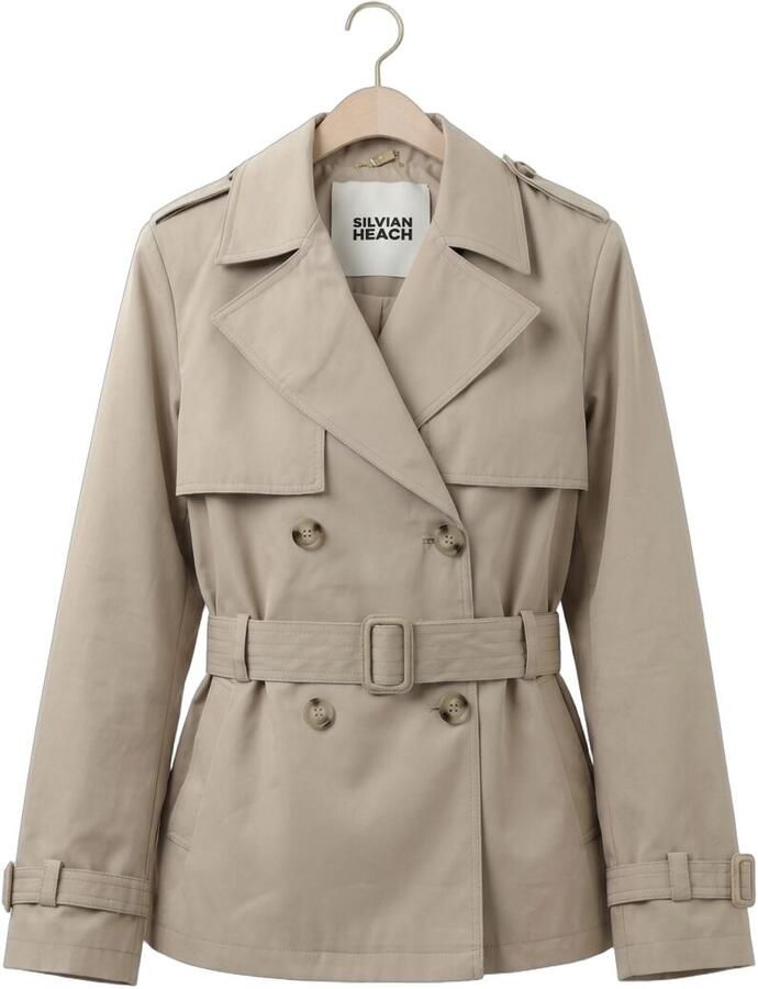 SILVIAN HEACH Dames Jassen Trench Trelsi Beige - Foto 2