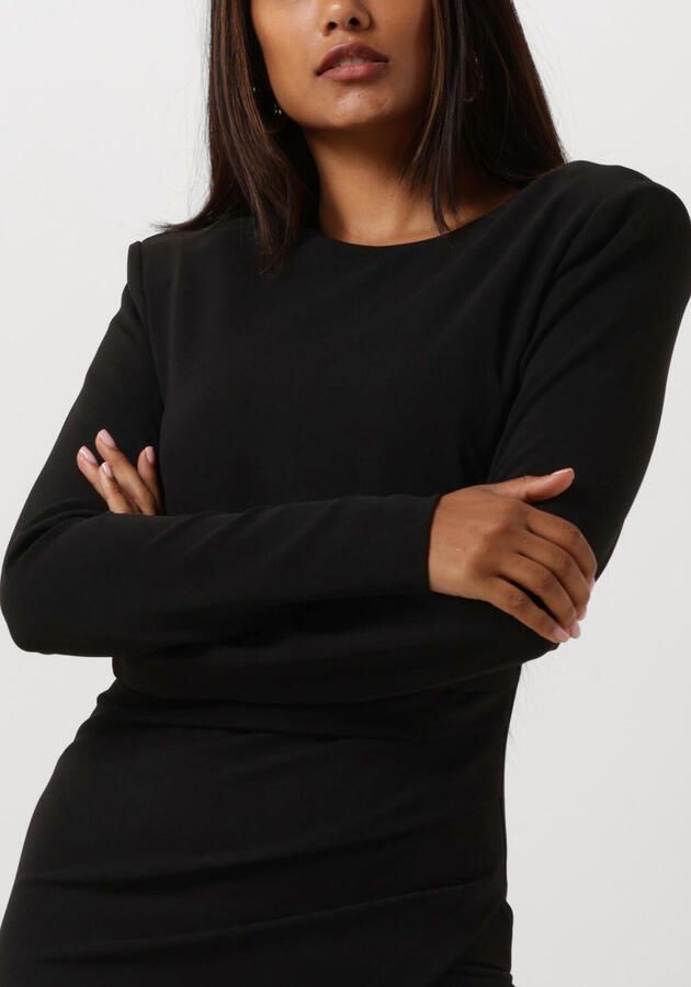 Silvian Heach Zwarte Mini Jurk met Plooien Black Dames - Foto 2