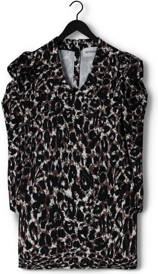 Silvian Heach Korte Beige Jurk Vestit. Corto Multicolor Dames - Foto 3