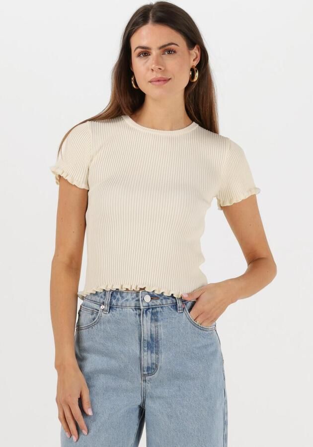 SILVIAN HEACH Dames Tops & T-shirts Gpp25034ma Ecru - Foto 4