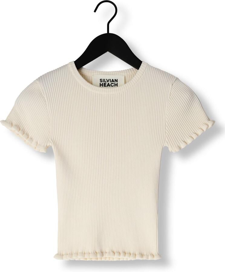 SILVIAN HEACH Dames Tops & T-shirts Gpp25034ma Ecru