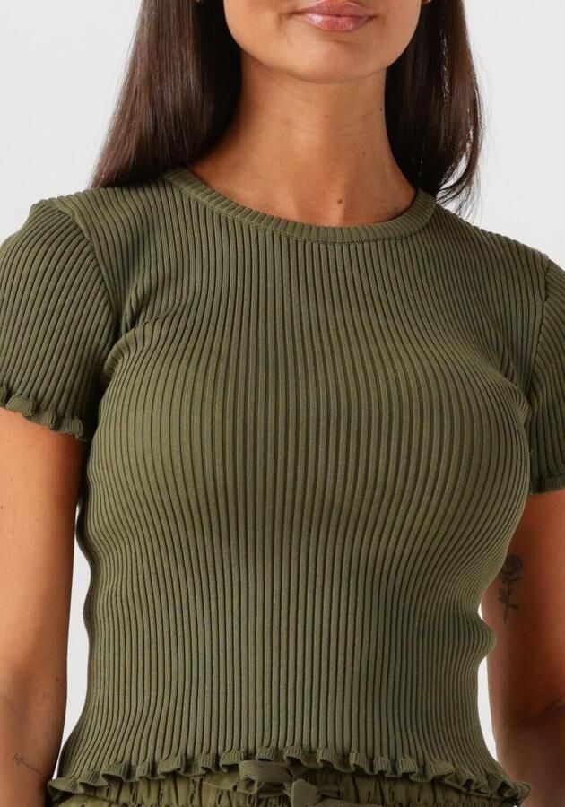 SILVIAN HEACH Dames Tops & T-shirts Gpp25034ma Olijf - Foto 3