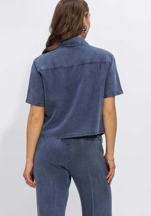 SILVIAN HEACH Dames Tops & T-shirts Shirt Amara Donkerblauw - Foto 3