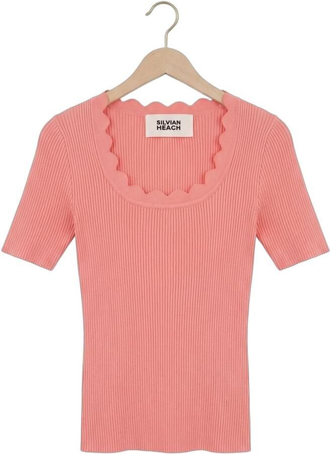SILVIAN HEACH Dames Tops & T-shirts Sweater Uldrik Roze - Foto 2