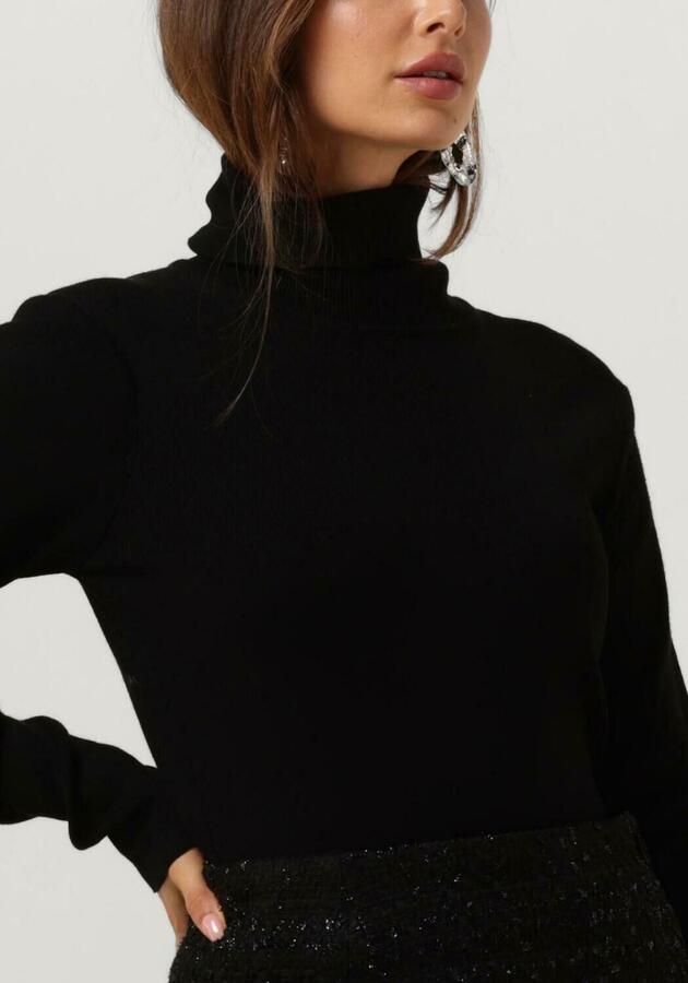 Silvian Heach Basic T-Shirt met Lange Mouwen White Black Dames - Foto 2