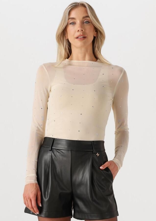 SILVIAN HEACH Dames Tops & T-shirts T-shirt Ontim Ecru - Foto 4