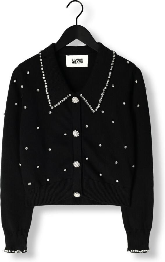 SILVIAN HEACH Dames Truien & Vesten Cardigan Nolley Zwart - Foto 4