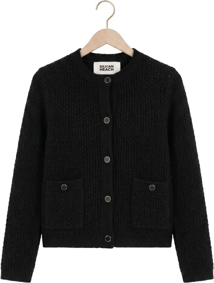 SILVIAN HEACH Dames Truien & Vesten Cardigan Ryana Zwart - Foto 2