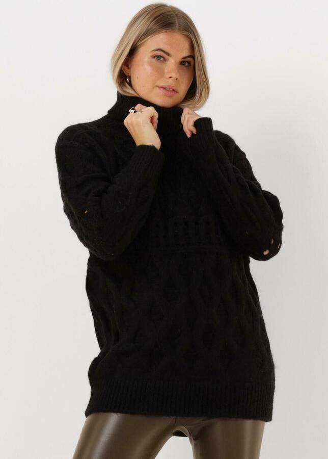 SILVIAN HEACH Dames Truien & Vesten Lupetto M l- Sweater Zwart - Foto 4