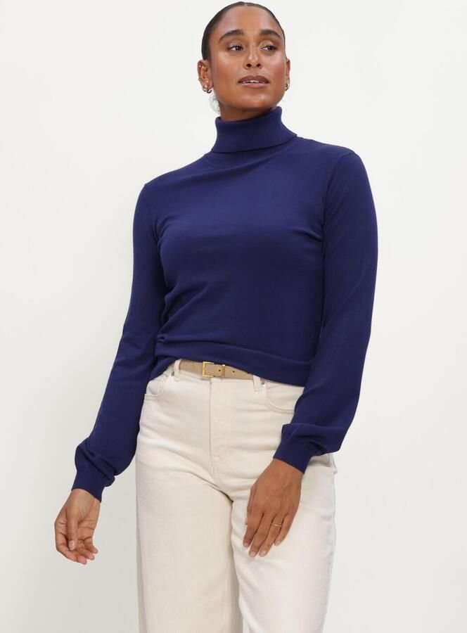 SILVIAN HEACH Dames Truien & Vesten Sweater Turtleneck Recik Donkerblauw