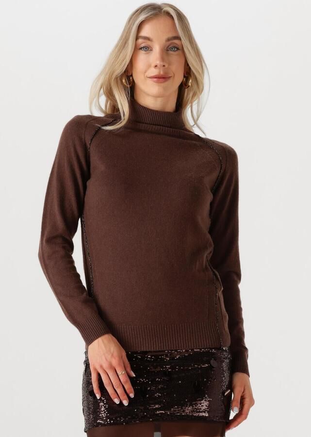 SILVIAN HEACH Dames Truien & Vesten Turtle Neck Sam Bruin - Foto 4