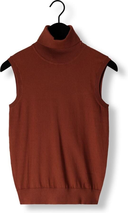 SILVIAN HEACH Dames Truien & Vesten Turtle Neck Warmy Cognac - Foto 3