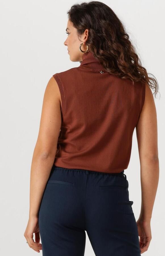 SILVIAN HEACH Dames Truien & Vesten Turtle Neck Warmy Cognac - Foto 2