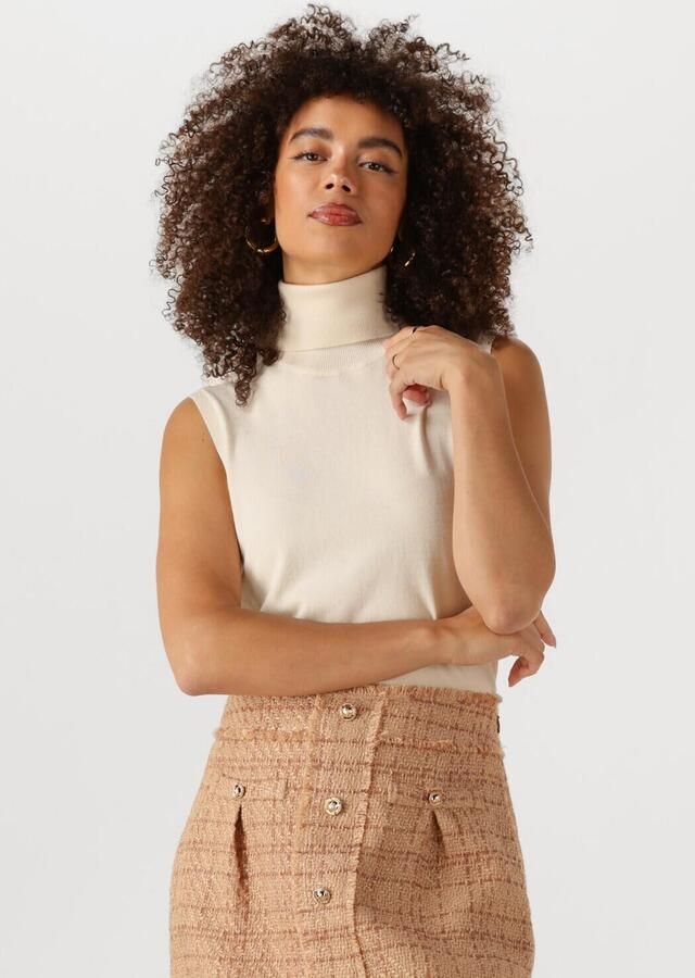 SILVIAN HEACH Dames Truien & Vesten Turtle Neck Warmy Ecru - Foto 4