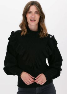 Silvian Heach Zwarte Coltrui Sweater Ribbar