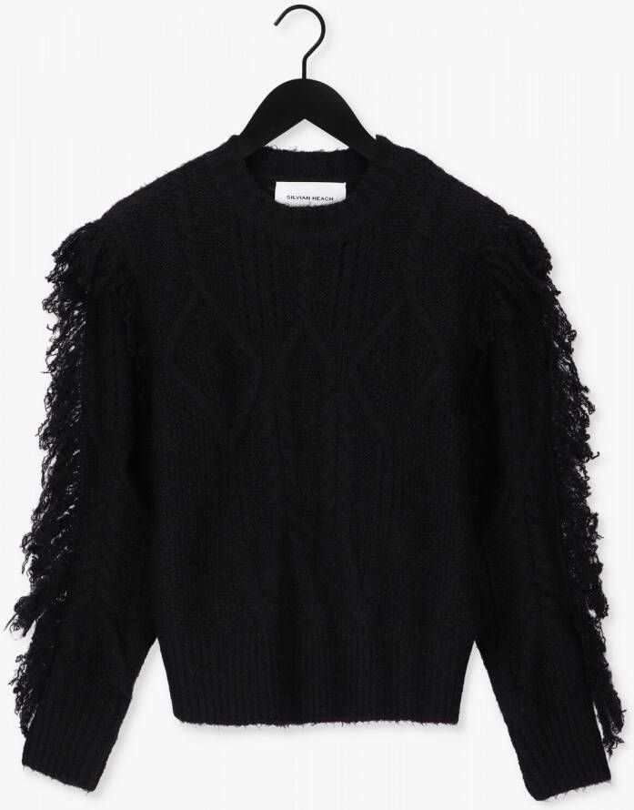 Silvian Heach Zwarte Trui Sweater Compton
