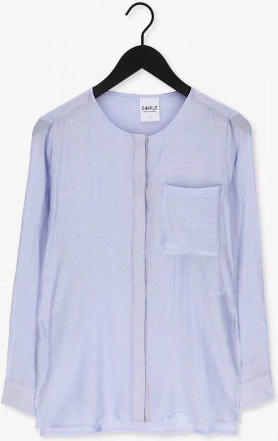 SIMPLE Dames Blouses Woven Blouse Colette Stripe Lichtblauw