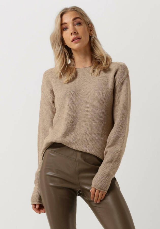 SIMPLE Dames Truien & Vesten Ellena Knit-vis-22-3 Grijs