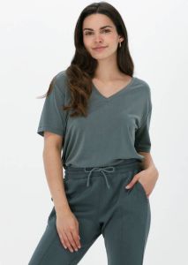 Simple Groene T-shirt Jersey Top