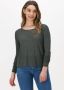 SIMPLE Dames Tops & T-shirts Knitted Sweater Ellena Es Groen - Thumbnail 1