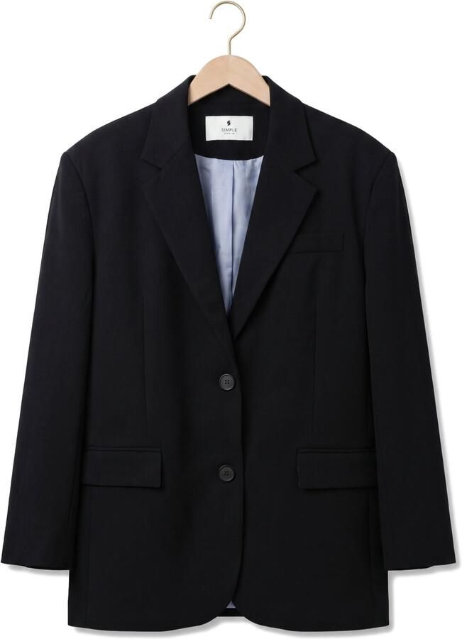 SIMPLE Dames Blazers Blazer Donkerblauw - Foto 2