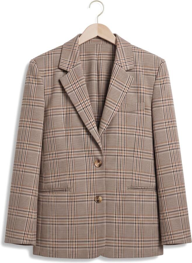 SIMPLE Dames Blazers Wv-pl-ac-check-26-3 Beige - Foto 2