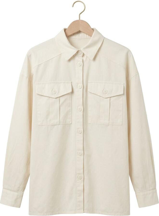 SIMPLE Dames Blouses Blouse Ecru - Foto 2
