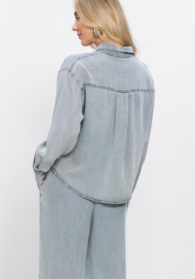 SIMPLE Dames Blouses Blouse Lichtblauw - Foto 3