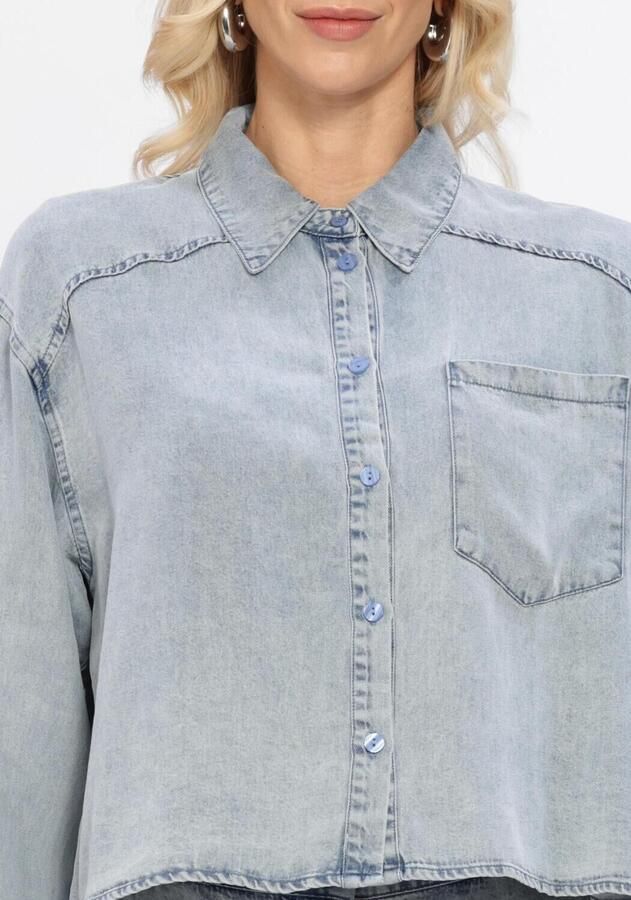 SIMPLE Dames Blouses Blouse Lichtblauw - Foto 2
