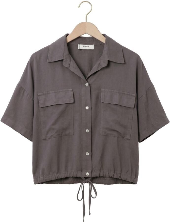 SIMPLE Dames Blouses Blouse Taupe - Foto 2