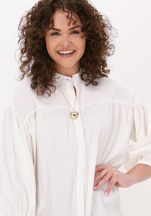 SIMPLE Dames Blouses Woven Blouse Marin Struc Gebroken Wit - Foto 2