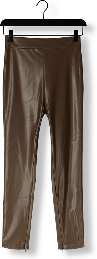 Simple Groene Leatherlook Wijde Broek Green Dames - Foto 2