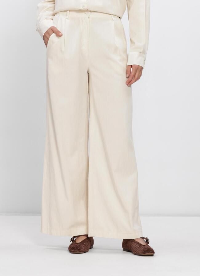 SIMPLE Dames Broeken Trouser Ecru