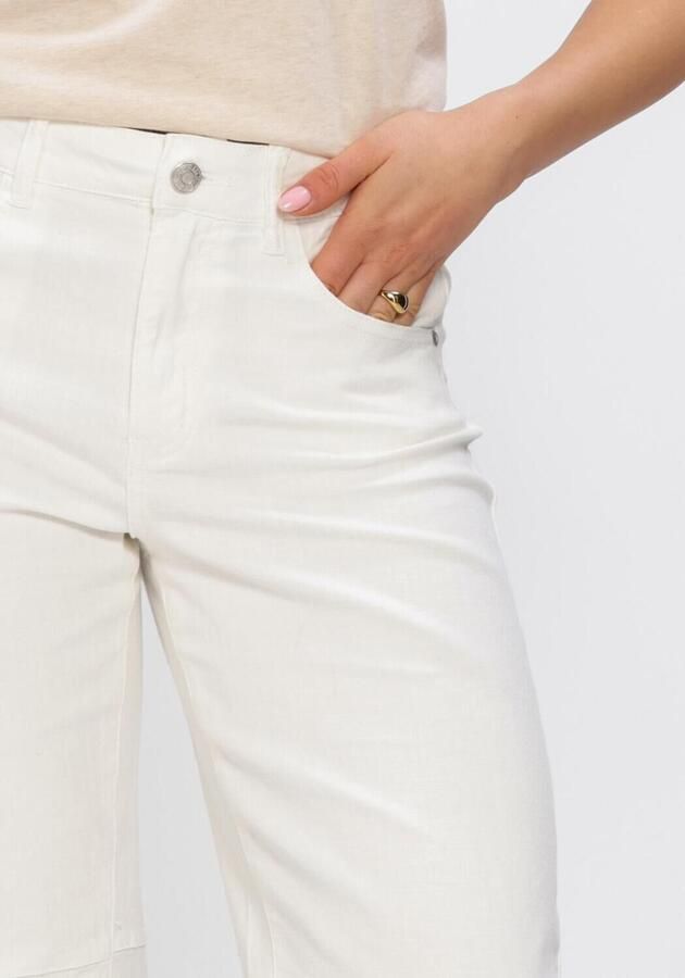 SIMPLE Dames Broeken Trouser Gebroken Wit - Foto 3