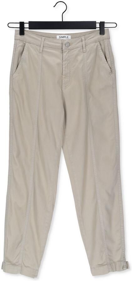 SIMPLE Dames Broeken Woven Pants Hally Soft-ten-22-1 Zand - Foto 2