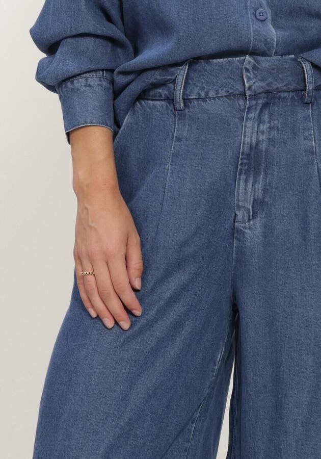 SIMPLE Dames Broeken Wv-hvy-tencel-26-3 Blauw - Foto 3