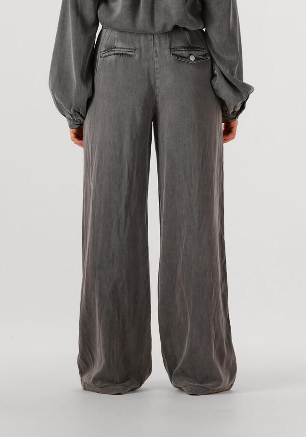 SIMPLE Dames Broeken Wv-tencel-twill-25-3 Donkergrijs