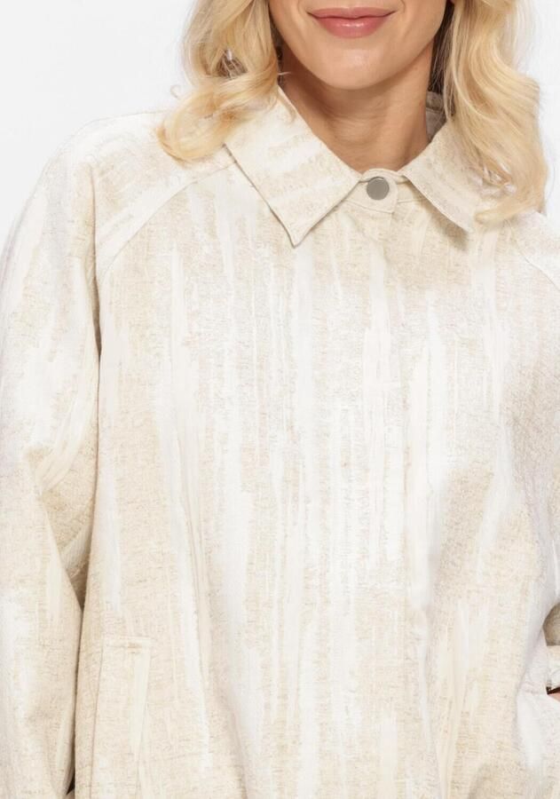 SIMPLE Dames Jassen Top Ls Ecru - Foto 2