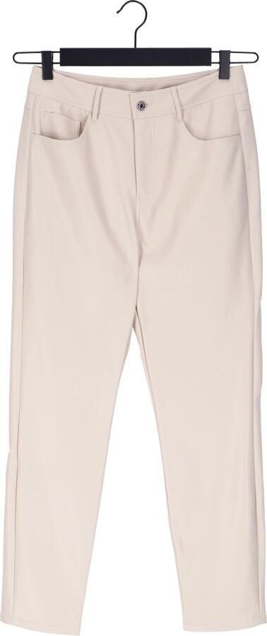 Simple Lena Beige Straight Leg Jeans Beige Dames - Foto 3