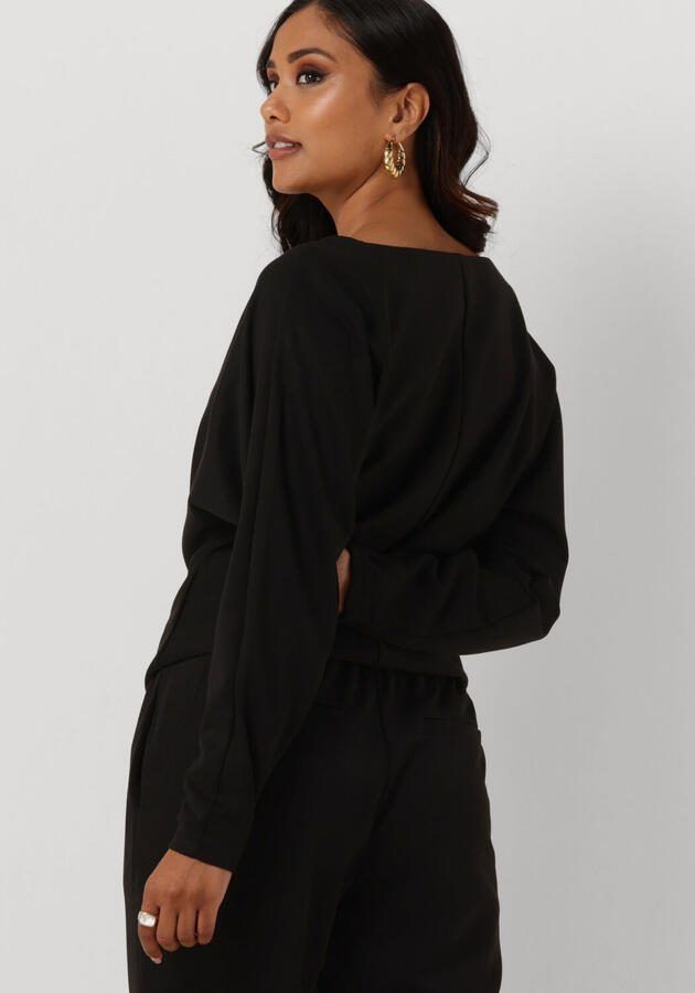 SIMPLE Dames Tops & T-shirts Jer-lux-23-1 Zwart - Foto 2