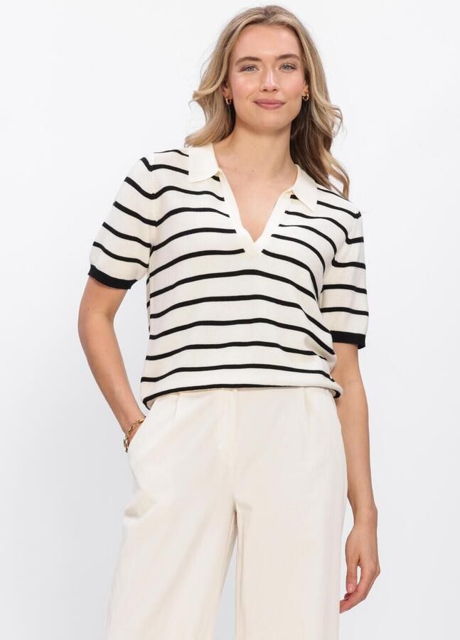 SIMPLE Dames Tops & T-shirts Short Sleeve Creme