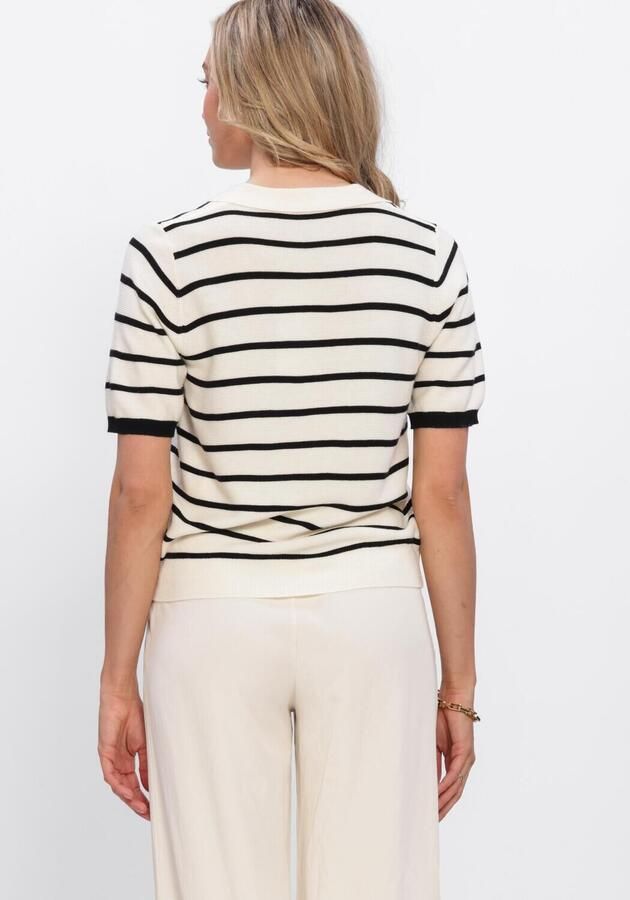 SIMPLE Dames Tops & T-shirts Short Sleeve Creme - Foto 4