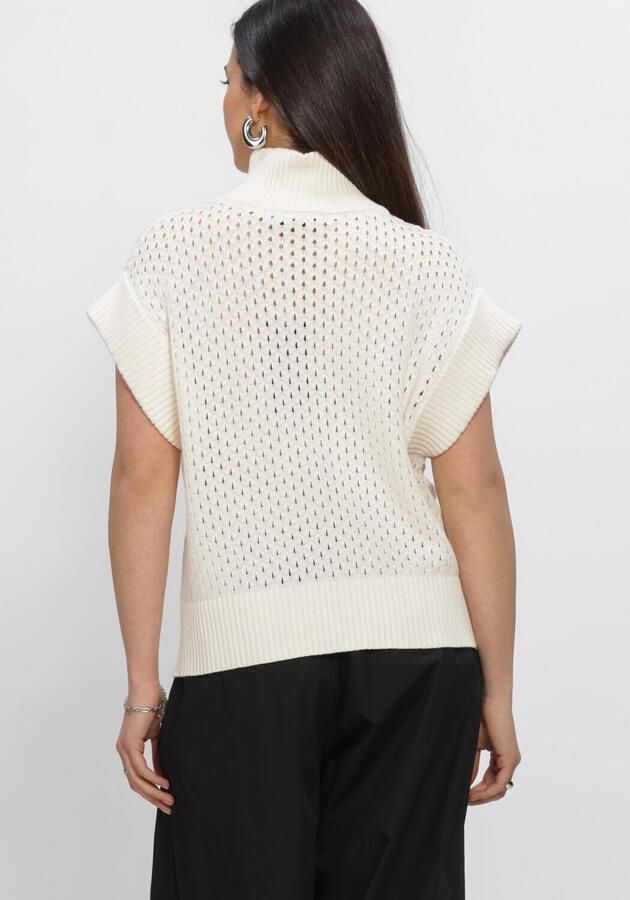 SIMPLE Dames Tops & T-shirts Short Sleeve Top Creme - Foto 3
