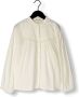 Sofie Schnoor blouse met open detail offwhite Ecru Meisjes Katoen Opstaande kraag 140 - Thumbnail 1